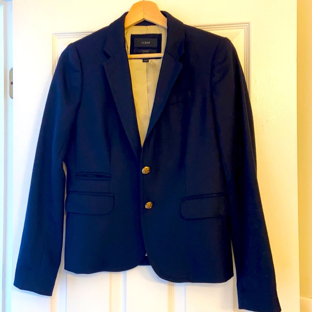 J.Crew Blue Schoolboy Blazer